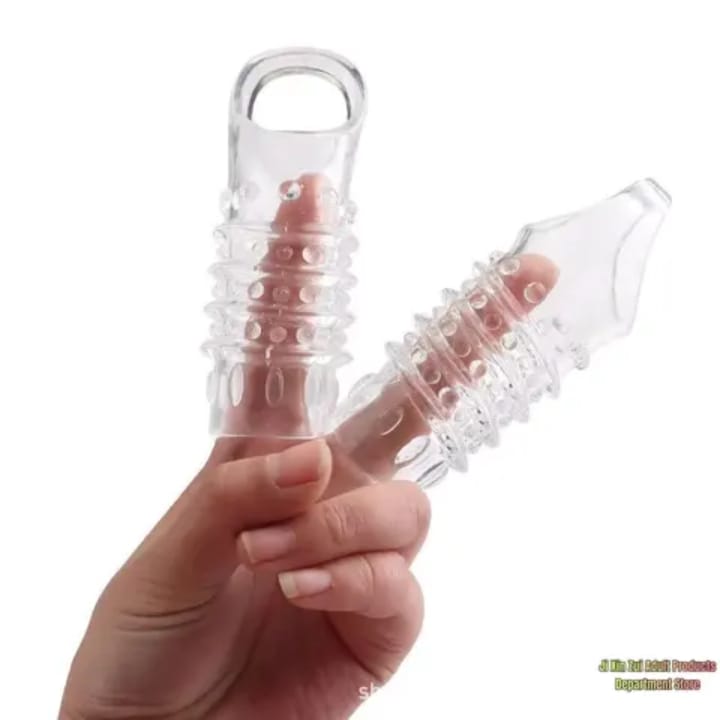 Lot 2 pièces - Manchon en silicone retardateur de sperme