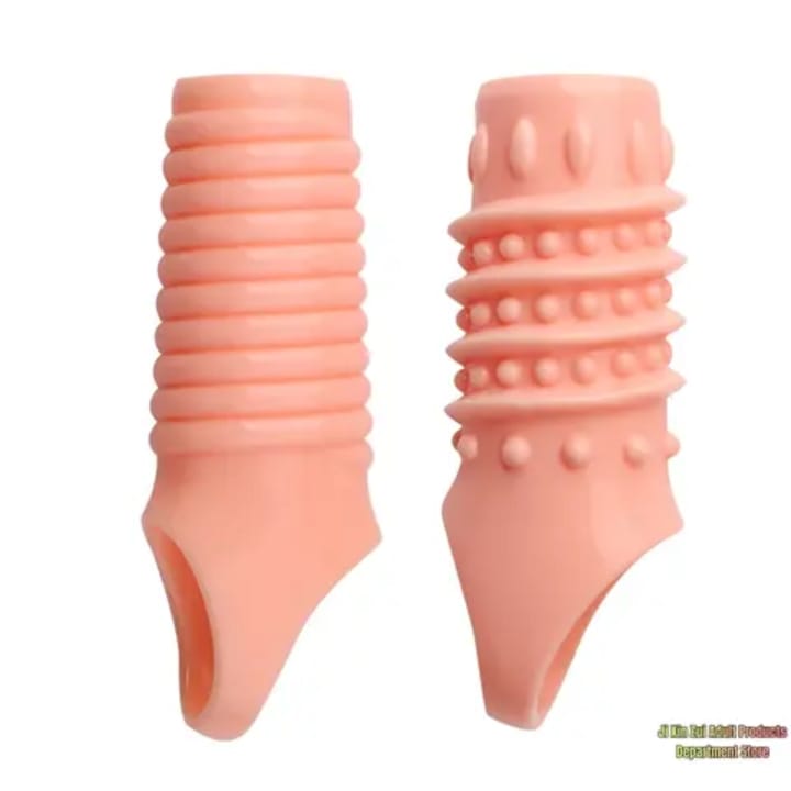 Lot 2 pièces - Manchon en silicone retardateur de sperme
