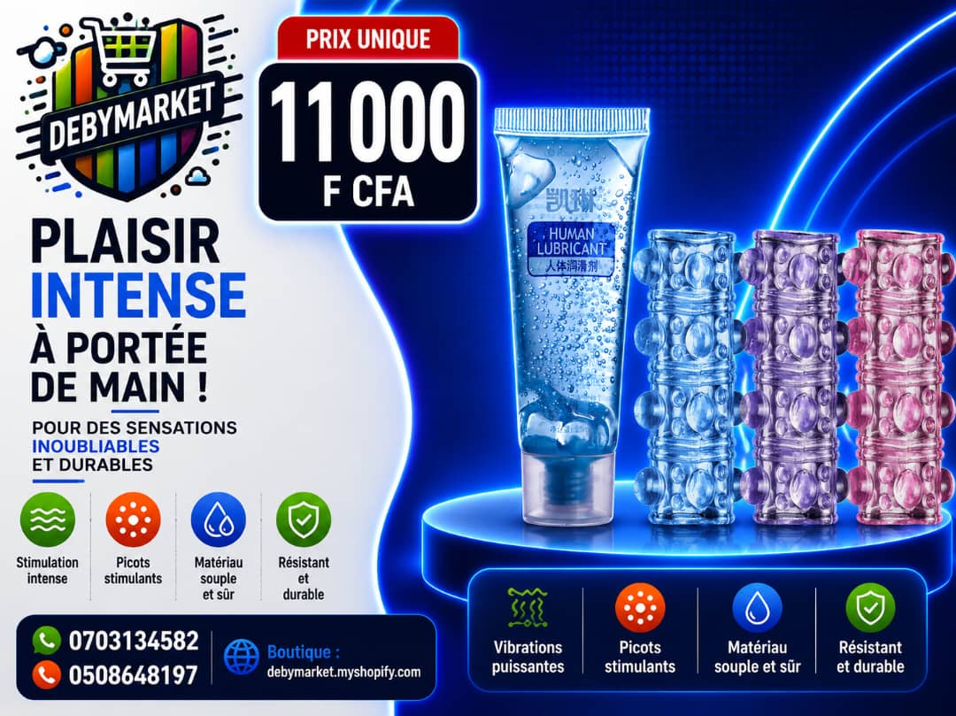Pack Trio Lubrifiant+3 Anneau pénien